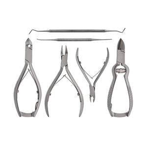 Professional Mini Manicure Pedicure Care <b>Set</b> Travel-friendly 4 1 Stainless Steel Grooming Kit <b>Nail</b> Clipper Single Personal Care - Product Image 1