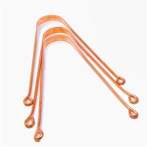 Ergonomic 100% Pure Copper Tongue Cleaner Durable and Long-Lasting Easy to Clean for Comfortable Use