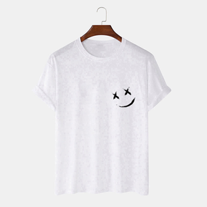 เสื้อยืดผู้ชายขายส่งแบบใหม่ ผ้าฝ้าย 100% แฟชั่นลำลอง พิมพ์ลาย ดีไซน์สวย คุณภาพดีเยี่ยม ทรงปกติ - Product Image 3