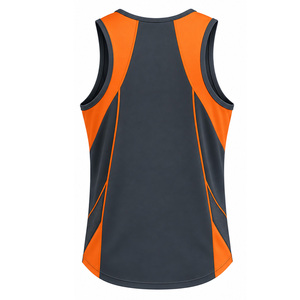 <b>Mens</b> Plus Size Stringer <b>Singlet</b> OEM Muscle Tank Top Lightweight Breathable Gym Fitness Workout Activewear with Embroidery - Product Image 2