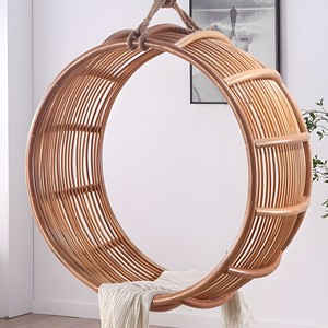 Kids hammock swing chair boho rattan moon <b>hanging</b> chairs outdoor & indoor children room furniture - Product Image 6