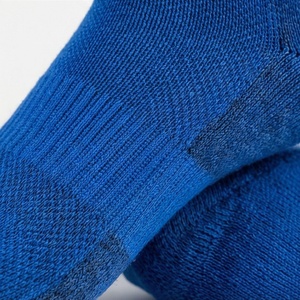 Blue Crew <b>Socks</b> Breathable Knitted Solid Pattern <b>Running</b> Athletic Support Standard Thickness Adults Regular Style - Product Image 5