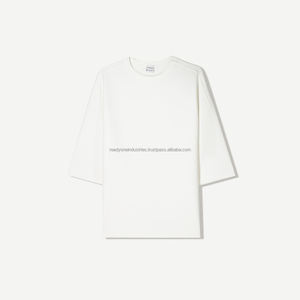 เสื้อยืดผ้าฝ้ายโอเวอร์ไซส์แบบซักด้วยกรดและวิธีการพิมพ์ดิจิตอลความยาวยาวปรับแต่งได้100% - Product Image 5