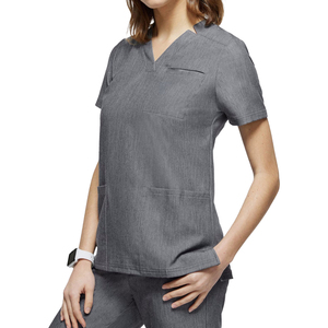 Meilleure Vente 2026 : Ensemble de Tenue Médicale Femme – Blouse d'Infirmière Col V Extensible et Pantalon Évasé avec Poches – Vêtements de Travail Hospitaliers - Product Image 6