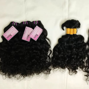 Extensiones de Cabello Humano Virgen con Cutícula Alineada, Cabello Indio Natural Rizado Profundo, Extensiones de Cabello Humano Natural - Product Image 6