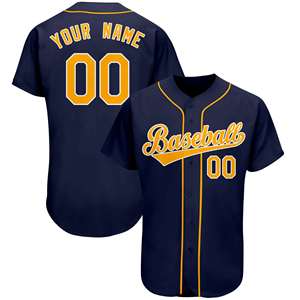 Camiseta de Béisbol Personalizada Blanca y Azul Rey, de Secado Rápido, Sublimación Completa, 100% Poliéster, Protección UV, Ropa Deportiva OEM ODM - Product Image 6