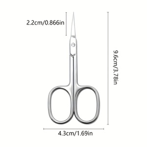 Tijeras para Cutículas Profesionales de Acero Inoxidable de Alta Calidad con Cuchilla Afilada y Diseño Duradero - 1 Pieza - Product Image 4
