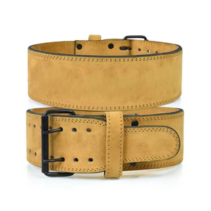 Hot Selling High QualityWeightlifting Leather Belt Heavy Duty <b>Weight</b> Lifting Belt for Men and <b>Women</b> Weightlifting Leather Belt - Product Image 1
