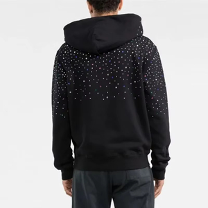 Sudaderas con Capucha de Diseño OEM de Alta Calidad, Lavado Ácido, Básicas, Mezcla de Algodón, Transpirables, Resistentes al Viento, Venta al Por Mayor - Product Image 2