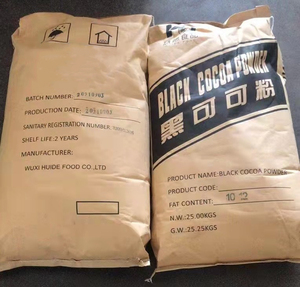 Poudre de <span class=keywords><strong>cacao</strong></span> <span class=keywords><strong>noir</strong></span> de qualité alimentaire en gros, certifiée Halal, fortement alcalinisée, prix d'usine, emballage en vrac, teneur en matières grasses de 10-12% - Product Image 4