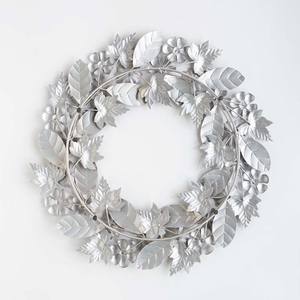 Guirnalda Metálica Decorativa de Aciano y Achicoria, Adorno Floral para Pared, Decoración Botánica para el Hogar, Estilo Europeo - Product Image 3