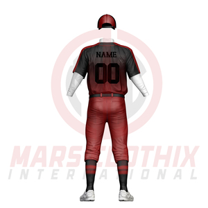 Polyester Material Made Team Wear Baseball Uniform <b>For</b> <b>Sale</b> High Quality Customized Logo Printing Light <b>Weight</b> Baseball Uniform - Product Image 3