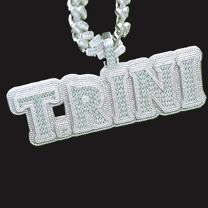 Colgante de Diamantes Estilo Hip Hop, Plata S925, Certificado IGI, Personalizado, con Diamantes Engastados, Corte Baguette, para Hombre - Product Image 1