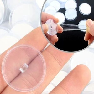 Ganchos transparentes autoadhesivos para techo, mini ganchos de pared para adornos navideños, accesorios para luces de campanas, 10 Uds. - Product Image 2