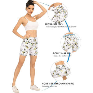 Shorts Deportivos de Cintura Alta con Efecto Levanta Glúteos y Control de Abdomen, Material Suave y Cómodo sin Costuras - Product Image 3