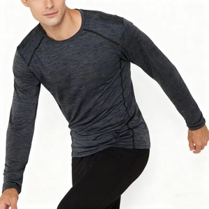 Nueva Camiseta Deportiva Formal para Hombre, Elegante, 180 Gramos, Tejido de Punto, Spandex/Poliéster, Anti-Pilling, Suave y Transpirable - Product Image 3