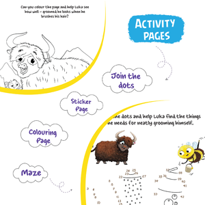 Serie para Niños Pequeños de Biplob: Libro 6 sobre Buenos Hábitos, Luka el Yak, Libro de Cartón con Diseño Atractivo y Libro de Rompecabezas con Audio - Product Image 3
