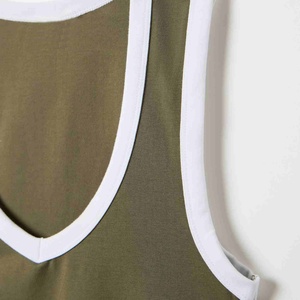 Nuevo Top Deportivo Moderno para Mujer, Estilo Racerback, Cuello Redondo, Top Corto para Entrenamiento, 100% Algodón, Jersey Transpirable, Tops para Mujer - Product Image 6