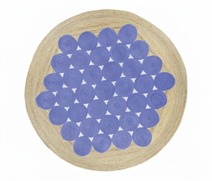 พรมปูพื้นจู๊ตถักแบบออร์แกนิคขนาดใหญ่พิเศษ ทำมือ สไตล์โบฮีเมียน เป็นมิตรกับสิ่งแวดล้อม ขนสั้น เหมาะสำหรับใช้ในบ้าน - Product Image 1