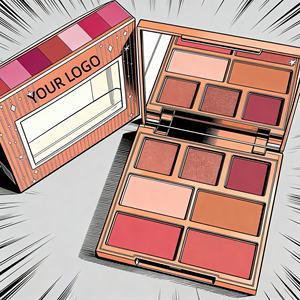 Vente en gros d'usine du best-seller : Palette complète 7 couleurs, maquillage longue tenue pour femmes. - Product Image 2