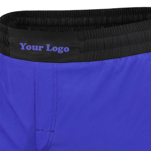 Nouveaux shorts MMA pour hommes, longueur genou, personnalisables, pour le combat et la gym, avec cordon de serrage, en vente - Product Image 2