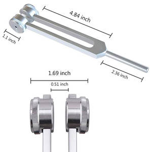Diapason vibrant manuel en aluminium pour application clinique, outil chirurgical pour le nettoyage des oreilles, à vendre - Product Image 5