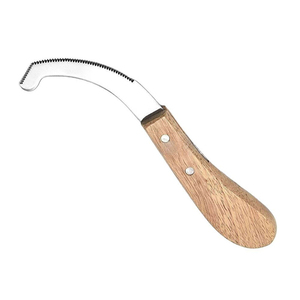 Cuchillo Profesional de Acero Inoxidable de Alta Calidad para Recortar Pezuñas de Ganado, Caballos, Ovejas y Cabras, Herramienta Veterinaria para Herradores, OEM - Product Image 1