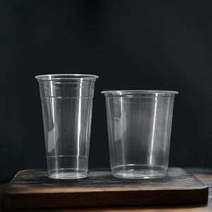 Gobelets jetables transparents QUANG QUAN 95 mm en PP/PET à paroi simple 360 ml/500 ml/700 ml pour café, thé, jus et smoothies - Product Image 6