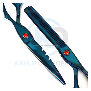 Tijeras Profesionales de Peluquería para Cortar el Cabello, Juego de Tijeras de Acero Inoxidable Afiladas para Adelgazar el Cabello, Kit Duradero para Diestros, Instrumento de Belleza - Product Image 5