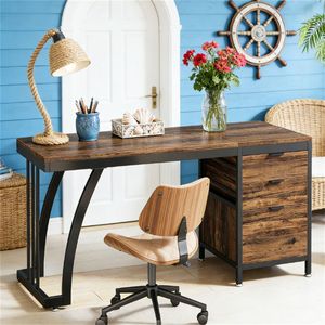 Scrivania per Computer, Tavolo da Studio e Insegnamento per Uso Ufficio - Product Image 4