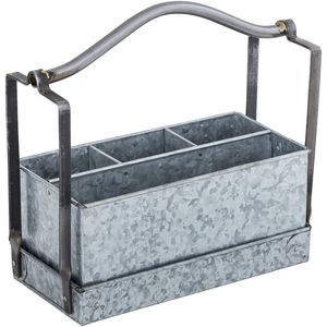 Support de rangement compact en métal pour couverts, idéal pour les petites cuisines, les tables à manger, les cafés et les comptoirs de service des restaurants - Product Image 6