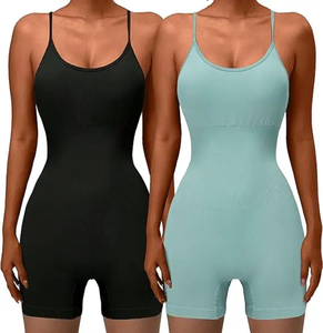 Wholesale Womens One-Piece Bodysuit | Stretchable Seamless Full-<b>Body</b> <b>Suit</b> for Yoga Workout and Casual Wear - Product Image 1