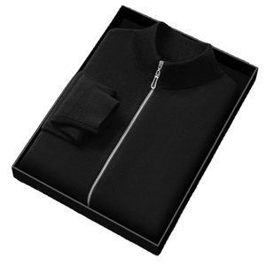 TINGHUO Men's Winter Jacket <b>Funnel</b> Neck Zip up Pockets Fleece Casual Long Sleeve Jacket Coats Men Clothes Chaquetas Hombre - Product Image 3