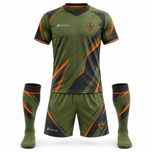 Uniforme de Fútbol Económico, Más Vendido, Tela Suave, Diseño Personalizado, Servicio OEM, Venta al Por Mayor en Línea - Product Image 3
