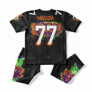 Ensemble d'uniformes de football américain sublimés sur mesure, tissu robuste, maillots de gridiron professionnels, vêtements personnalisés - Product Image 3