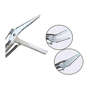 Pinzas para serpientes de alta resistencia, herramienta de agarre para reptiles con mandíbula ancha, palo plegable para capturar serpientes - Product Image 3