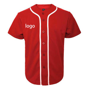 Maillot d'entraînement de baseball personnalisé en polyester respirant, uniforme d'équipe, fabricant OEM en gros - Product Image 3