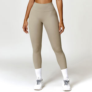 Leggings unis pour femmes, vêtements de sport, tenues de gym, vêtements actifs, vente en gros de leggings unis pour femmes - Product Image 2