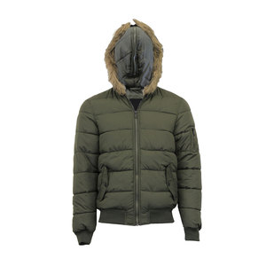 Veste d'hiver matelassée pour homme, chaude, à capuche, avec logo personnalisé, camouflage, dessin animé, imperméable et respirante - Product Image 2