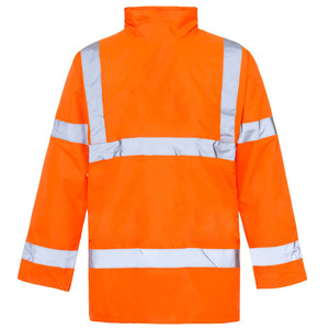 Chaquetas de Seguridad de Invierno de Alta Visibilidad Personalizadas, Fluorescentes, Impermeables, Transpirables y Resistentes al Viento, con Cinta Reflectante - Product Image 2