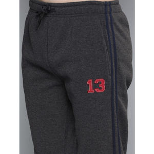 Ensemble de jogging avec Logo brodé pour homme, survêtement en coton à fermeture éclair, couleur unie, taille personnalisée, pour l'hiver - Product Image 4