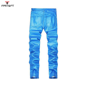 Pantalones de cuero para hombre, estilo hip-hop, holgados, informales, de tiro medio, impermeables y transpirables, para otoño. - Product Image 3