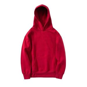 Sweat à capuche personnalisé en molleton 100% coton tricoté épais |   Streetwear Hip Hop surdimensionné |   Sweat à capuche vierge anti-boulochage pour commande en gros - Product Image 4