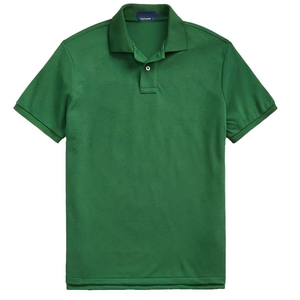 Chemises OEM pour hommes à manches courtes en coton uni avec poche, fournisseur en gros, broderie de logo personnalisée, prix raisonnable - Product Image 2