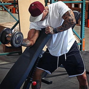 Pantalones Cortos Deportivos de Malla para Hombre, Transpirables y Elásticos, Venta de Fábrica - Product Image 3