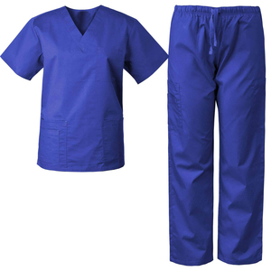 Medical Scrub Suit Nurse Hospital Uniform <b>Set</b> for <b>Doctors</b> Knitted Fabric Breathable Comfortable MADE BY BS 2026 - Product Image 4