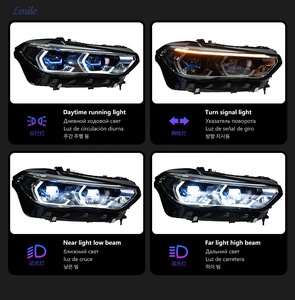 BMW X5 G05 lazer farlar için lazer 2019 - 2022 BMW X6 G06 BMW X5 G05 sinyal ön ışıkları aksesuarları - Product Image 5