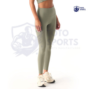 Leggings couleur claire, matière respirante, coupe ajustée confortable, toucher doux, meilleur fournisseur, tenue durable, élastique, logo personnalisé - Product Image 6