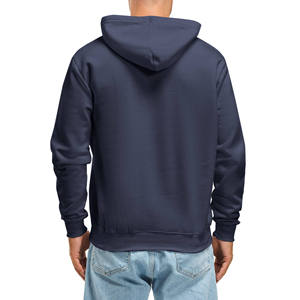100% Polyester Cotton Regular Fit Winter Hoodies for Men <b>Thick</b> <b>Fleece</b> Drop Shoulder Custom Men's Hoodies - Product Image 3