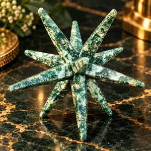Árbol de Ágata Natural al por Mayor, Estrella de Merkaba de 12 Puntas Tallada en Ágata, Gema Curativa de Grado AAA de Gujarat para Decoración del Hogar - Product Image 4